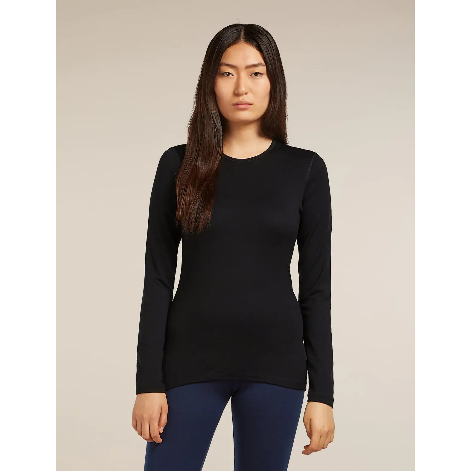 Icebreaker Womens Merino 260 Oasis Long Sleeve Crew