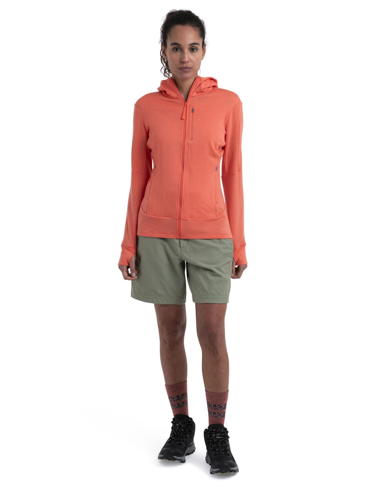 Icebreaker Womens Merino 260 Quantum IV Long Sleeve Zip Hoodie 2024