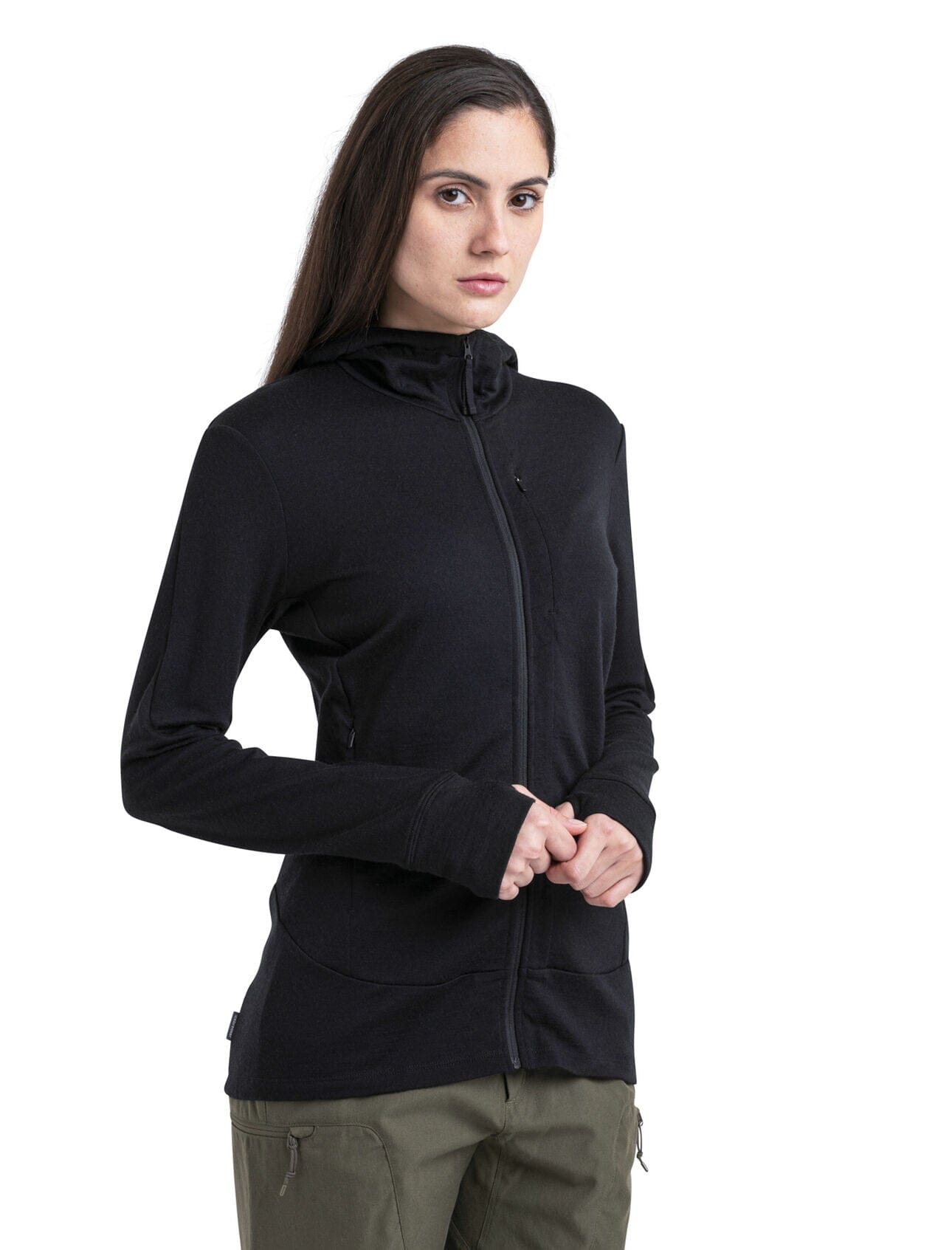 Icebreaker Womens Merino 260 Quantum IV Long Sleeve Zip Hoodie 2024