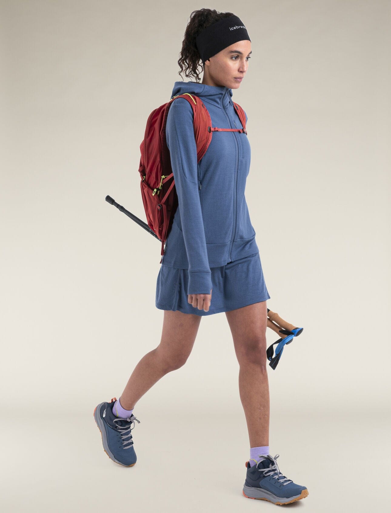 Icebreaker Womens Merino 260 Quantum Long Sleeve Zip Hoodie