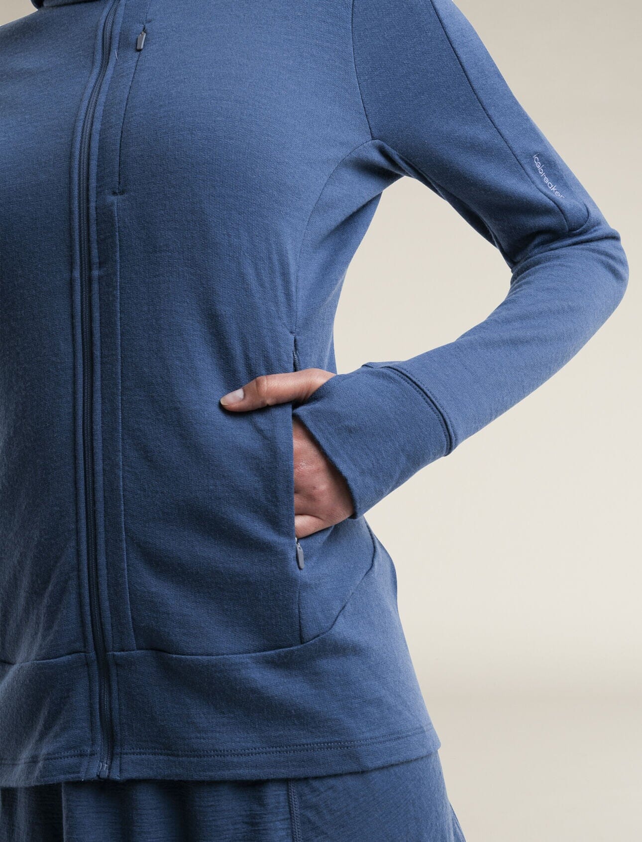 Icebreaker Womens Merino 260 Quantum Long Sleeve Zip Hoodie