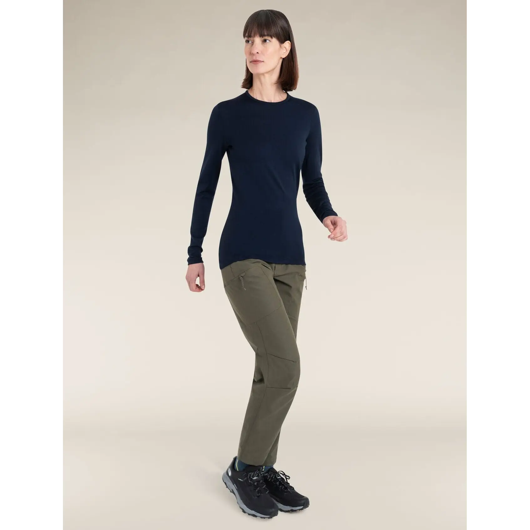 Icebreaker Womens Merino 260 Tech Long Sleeve Crewe