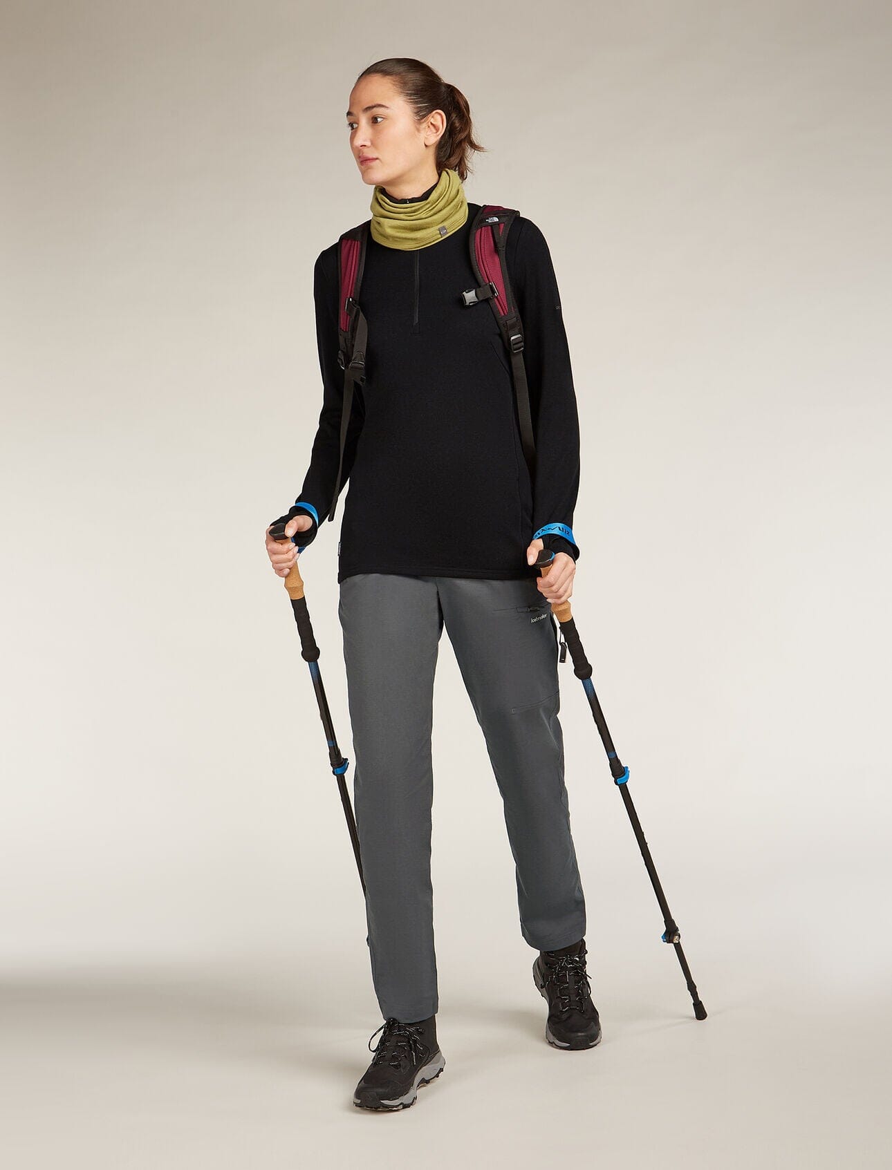 Icebreaker Womens Merino 300 Original Long Sleeve Half Zip