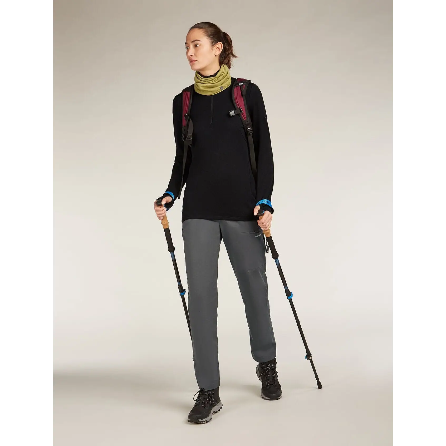 Icebreaker Womens Merino 300 Original Long Sleeve Half Zip 2025