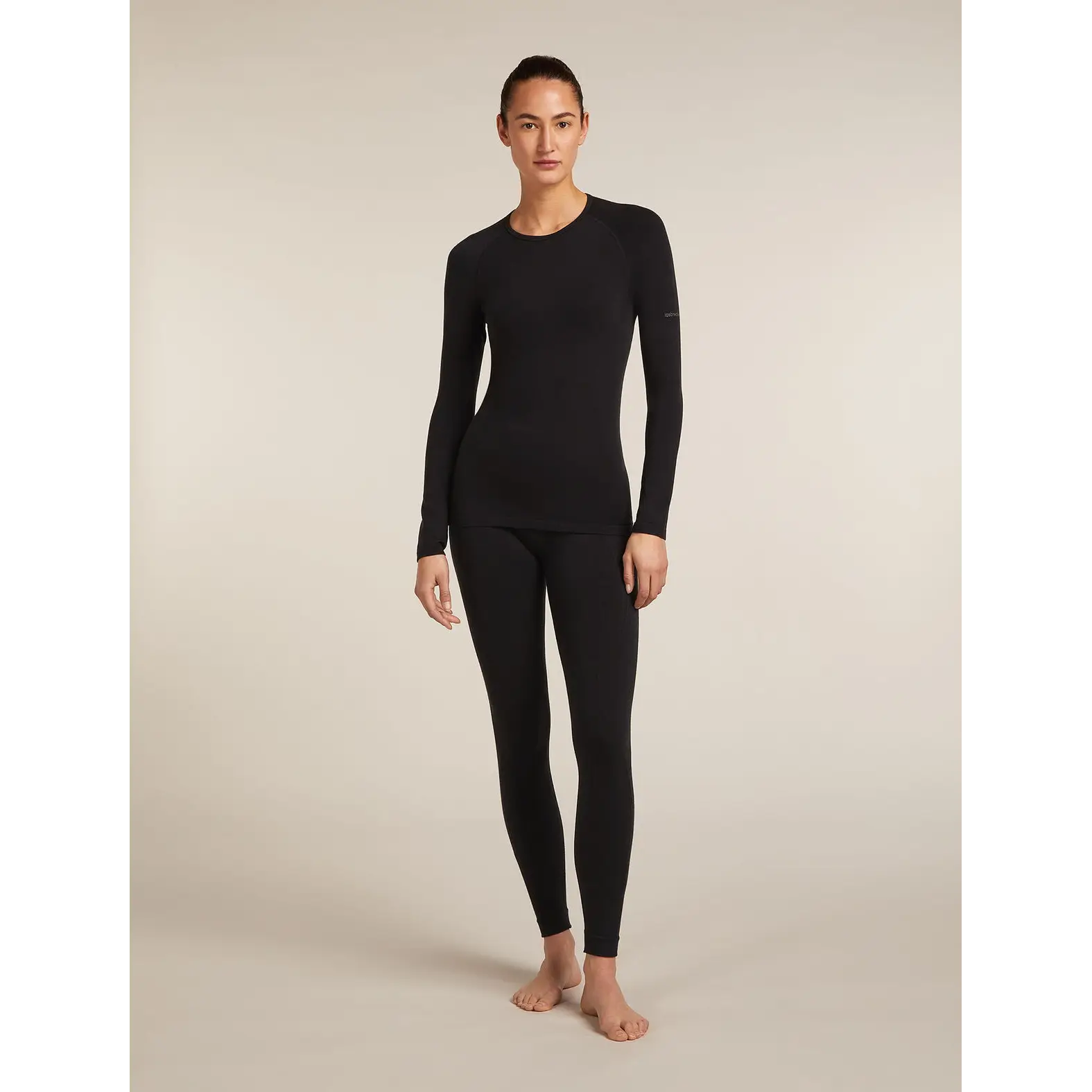Icebreaker Womens Merino Blend 260 Zoneknit Seamless Long Sleeve Crew