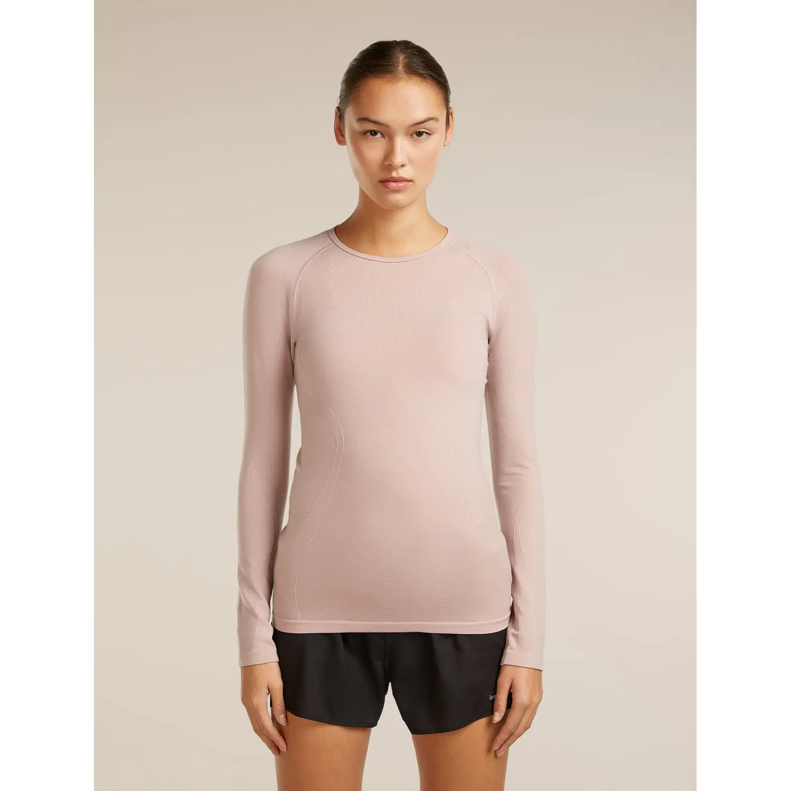 Icebreaker Womens Merino Blend 260 Zoneknit Seamless Long Sleeve Crew