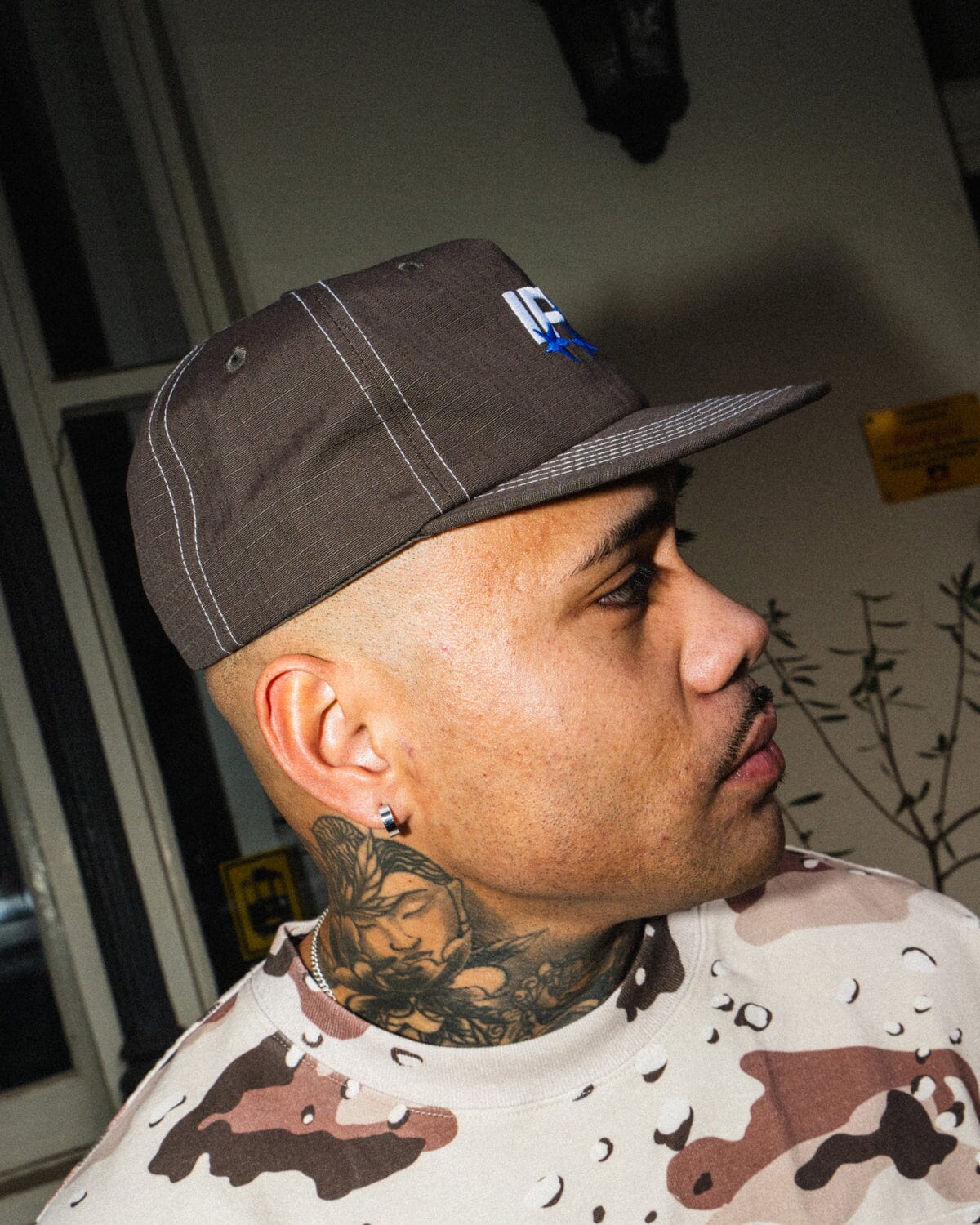 ICHPIG Capital Snapback Hat - Dark Brown