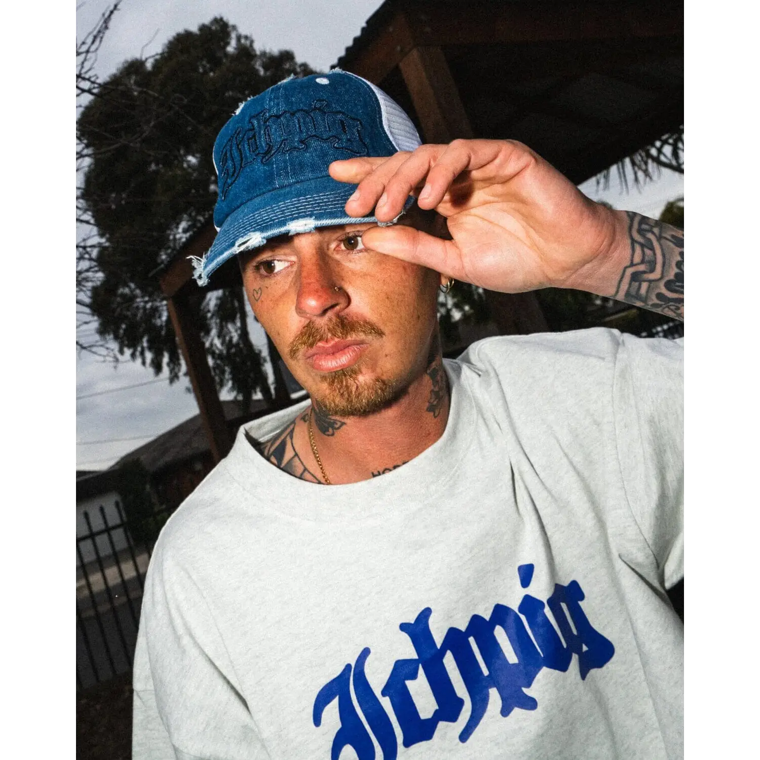 ICHPIG Legions Trucker Hat - Indigo