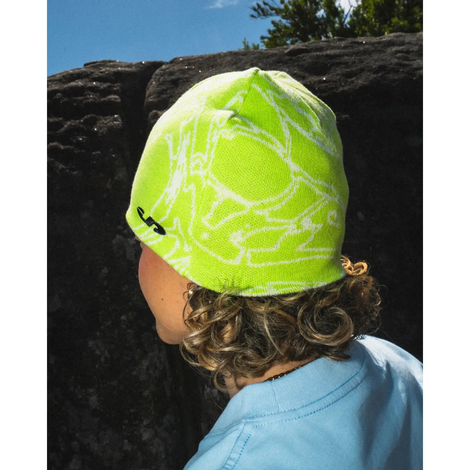 ICHPIG Pulse Reversible Skully Beanie - Charcoal