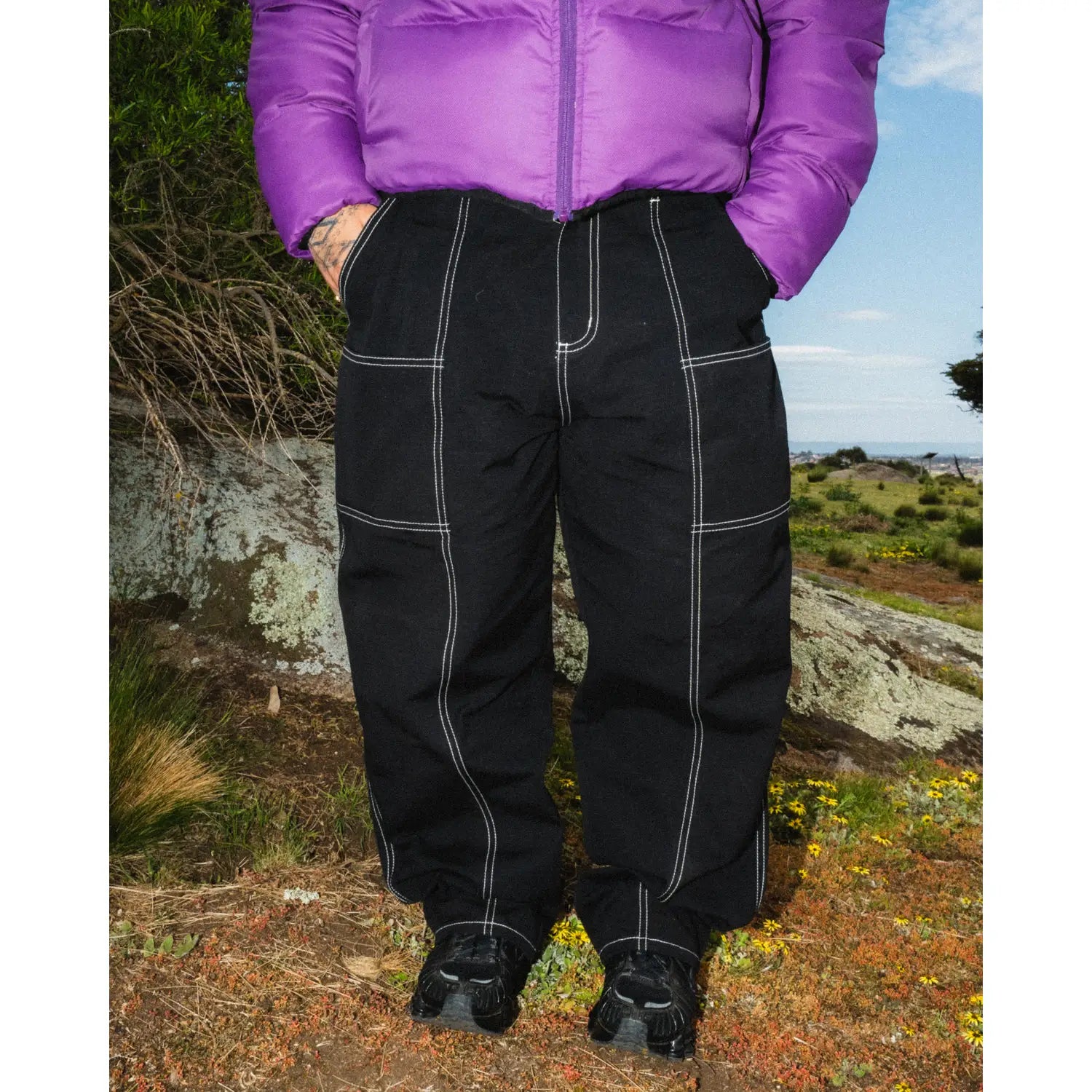 ICHPIG Ripstop Utility Pants - Black