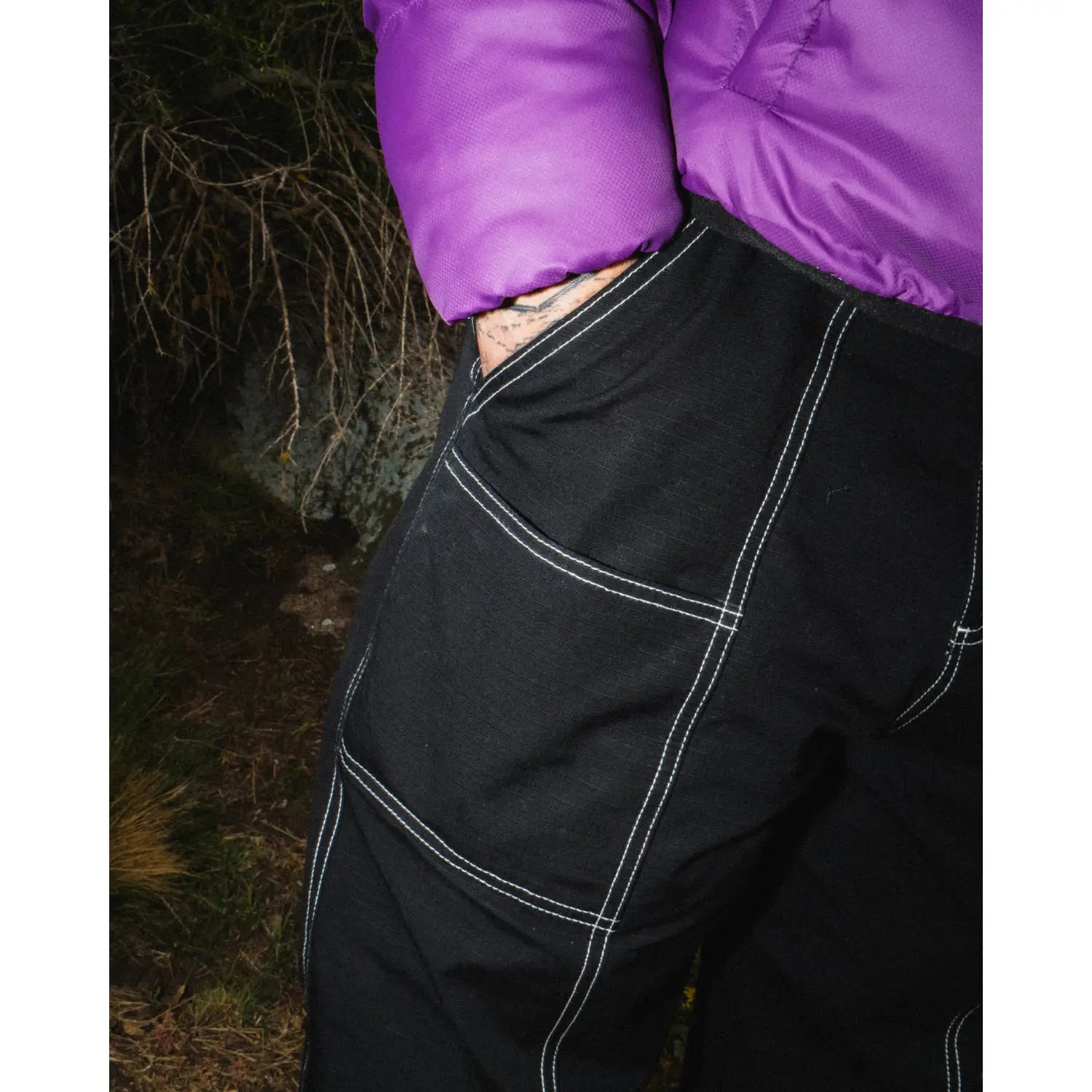 ICHPIG Ripstop Utility Pants - Black