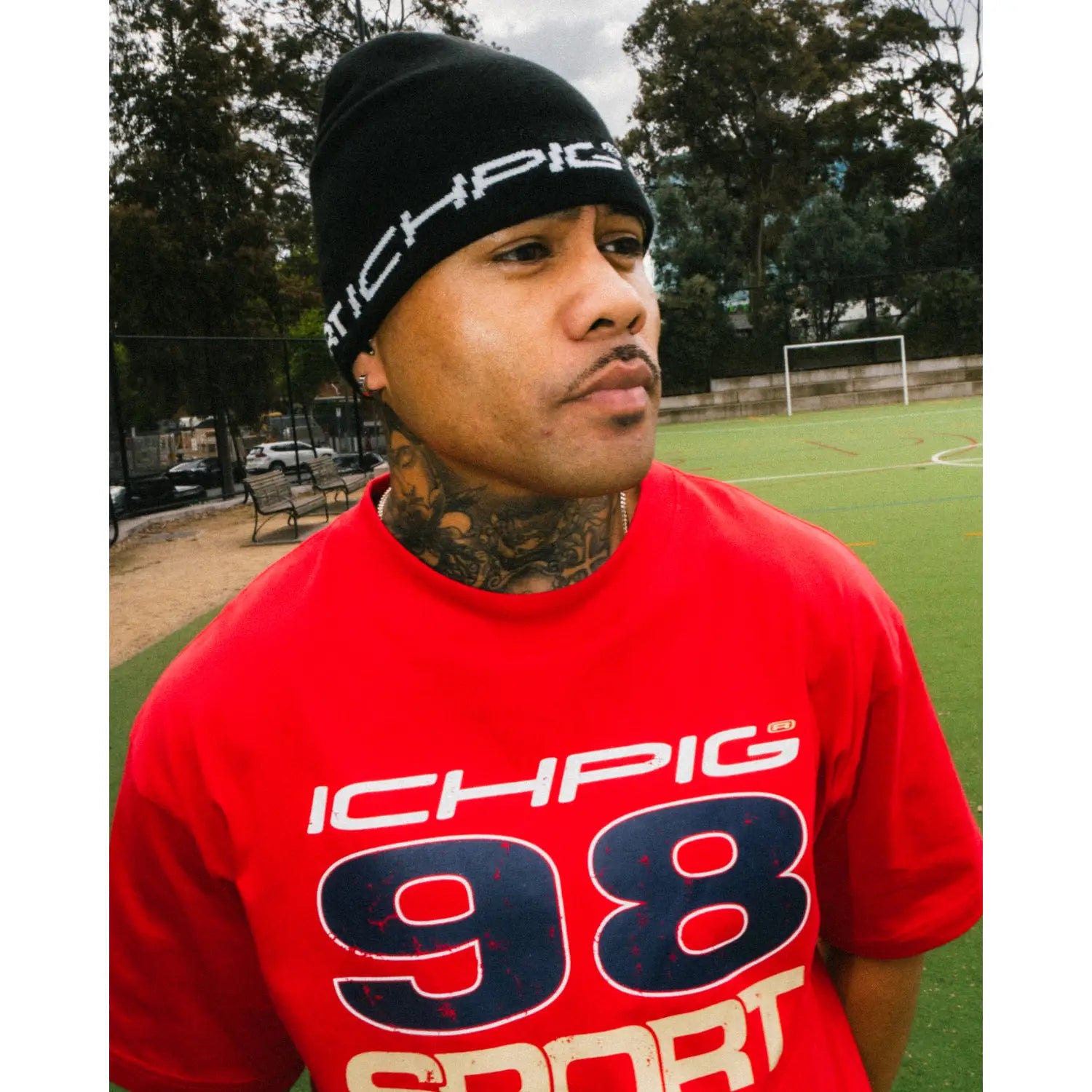 ICHPIG  Sports Reversible Skull Beanie