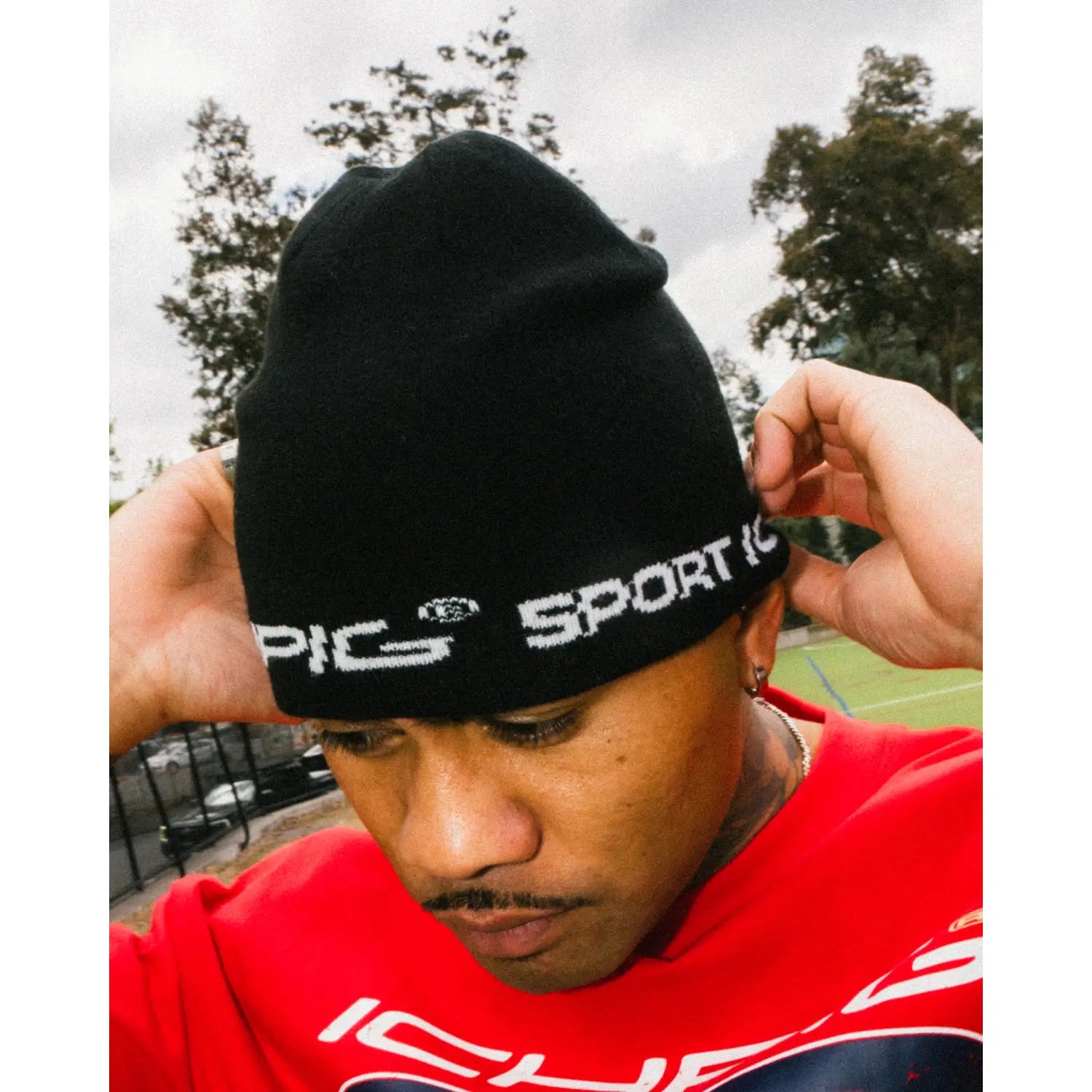 ICHPIG  Sports Reversible Skull Beanie