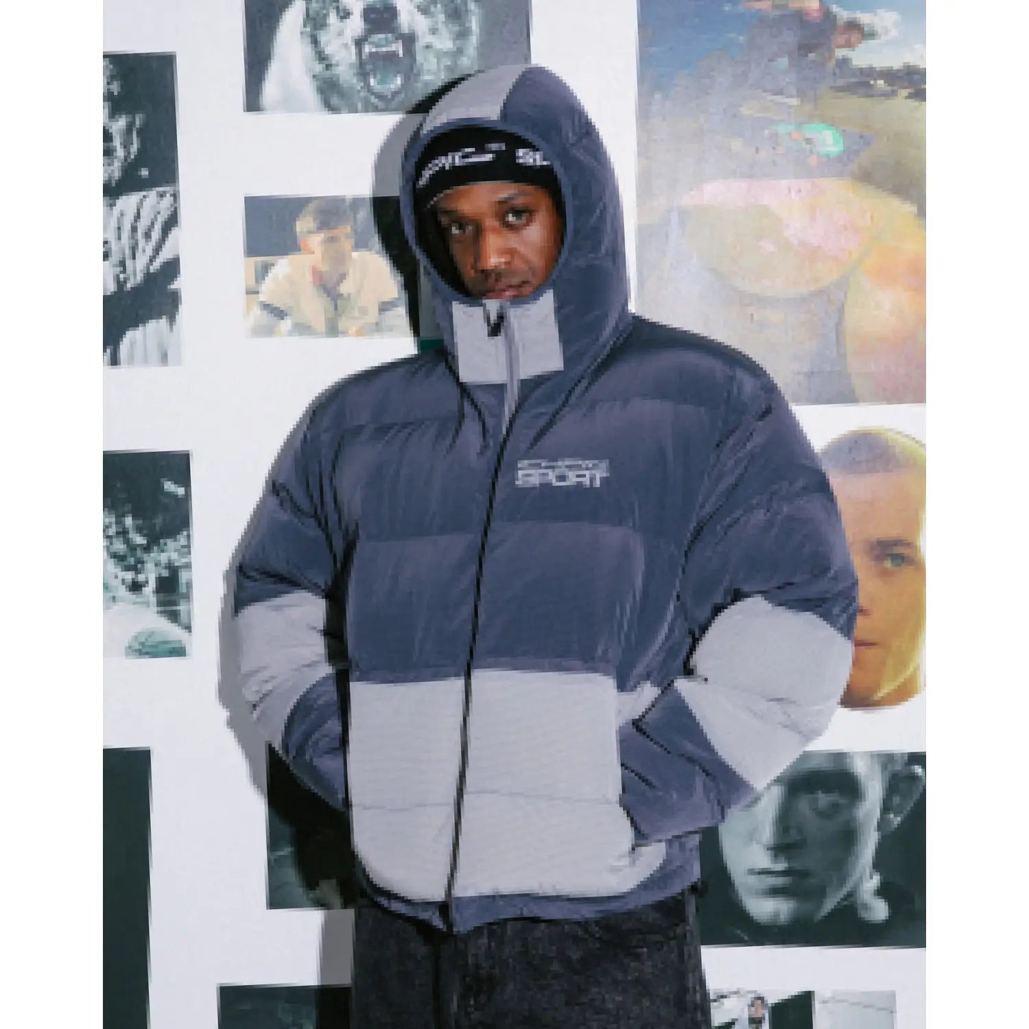 ICHPIG Sportsline Puffer Jacket