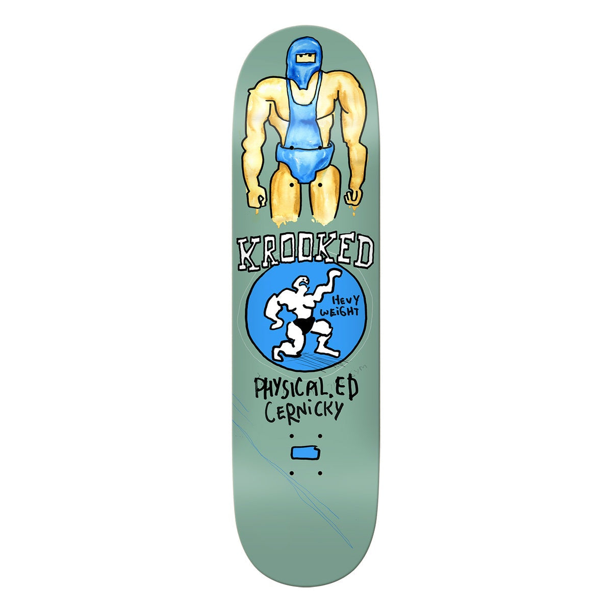 Krooked Eddie Cernicky Physical Ed Skate Deck