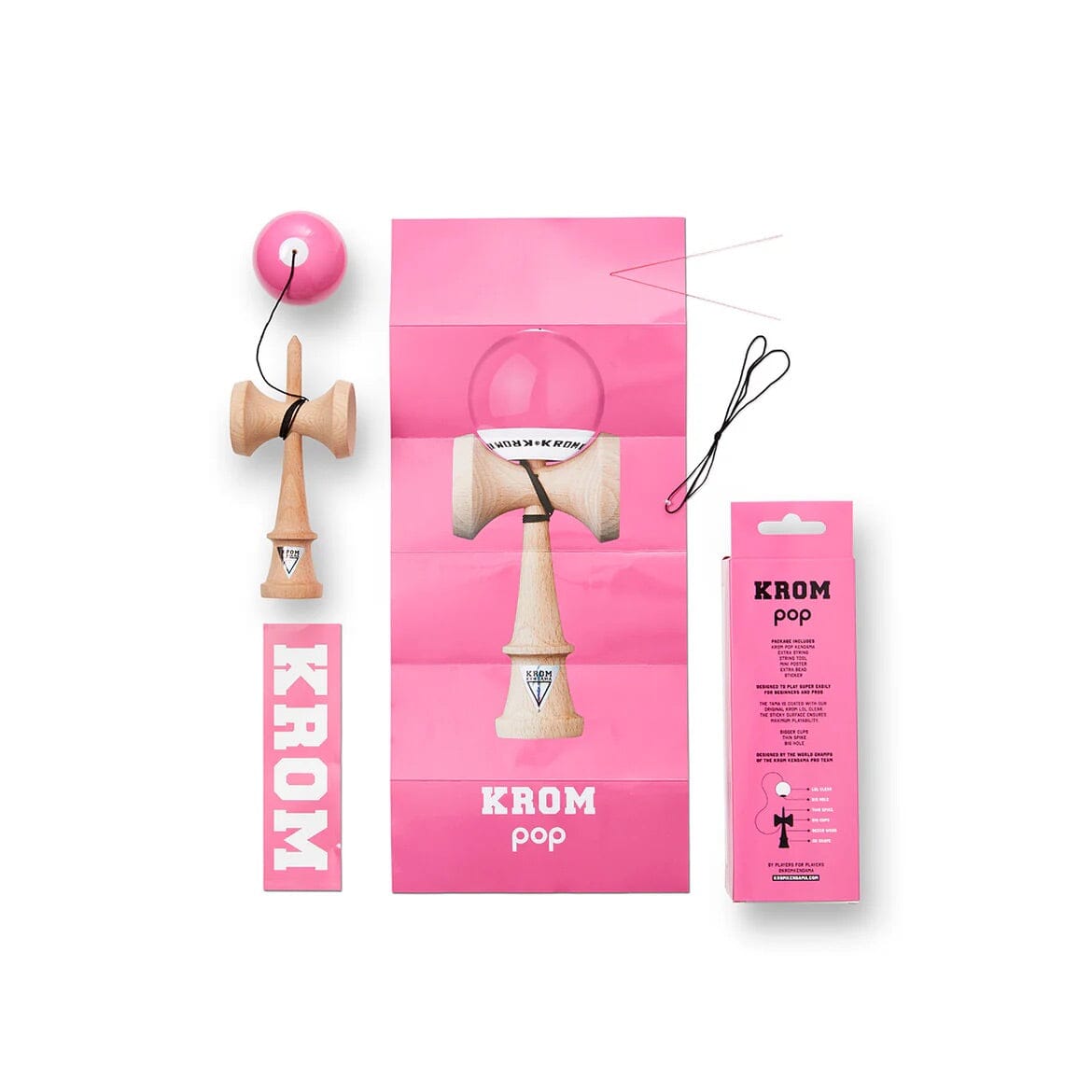 Krom Pop LOL Kendama - Pink