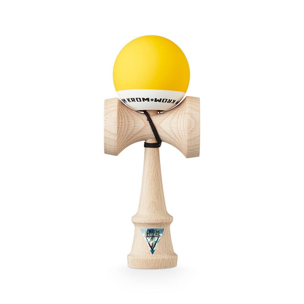 Krom Pop Rubber Kendama - Yellow