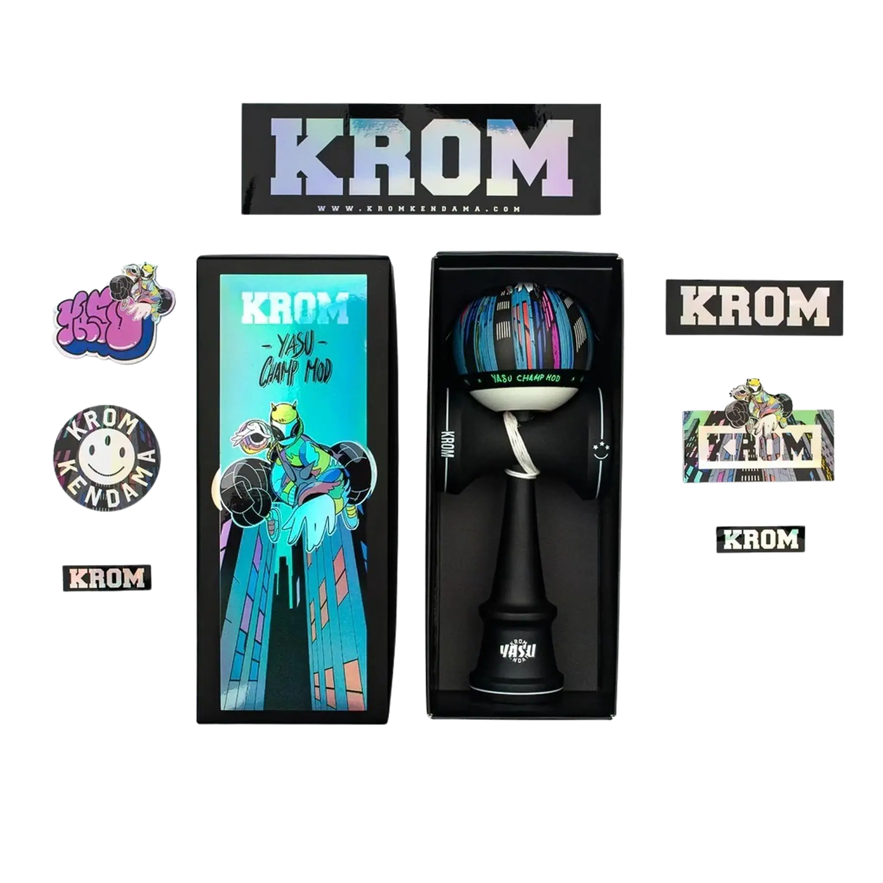 Krom Yasu Champ Model Kendama - Birch