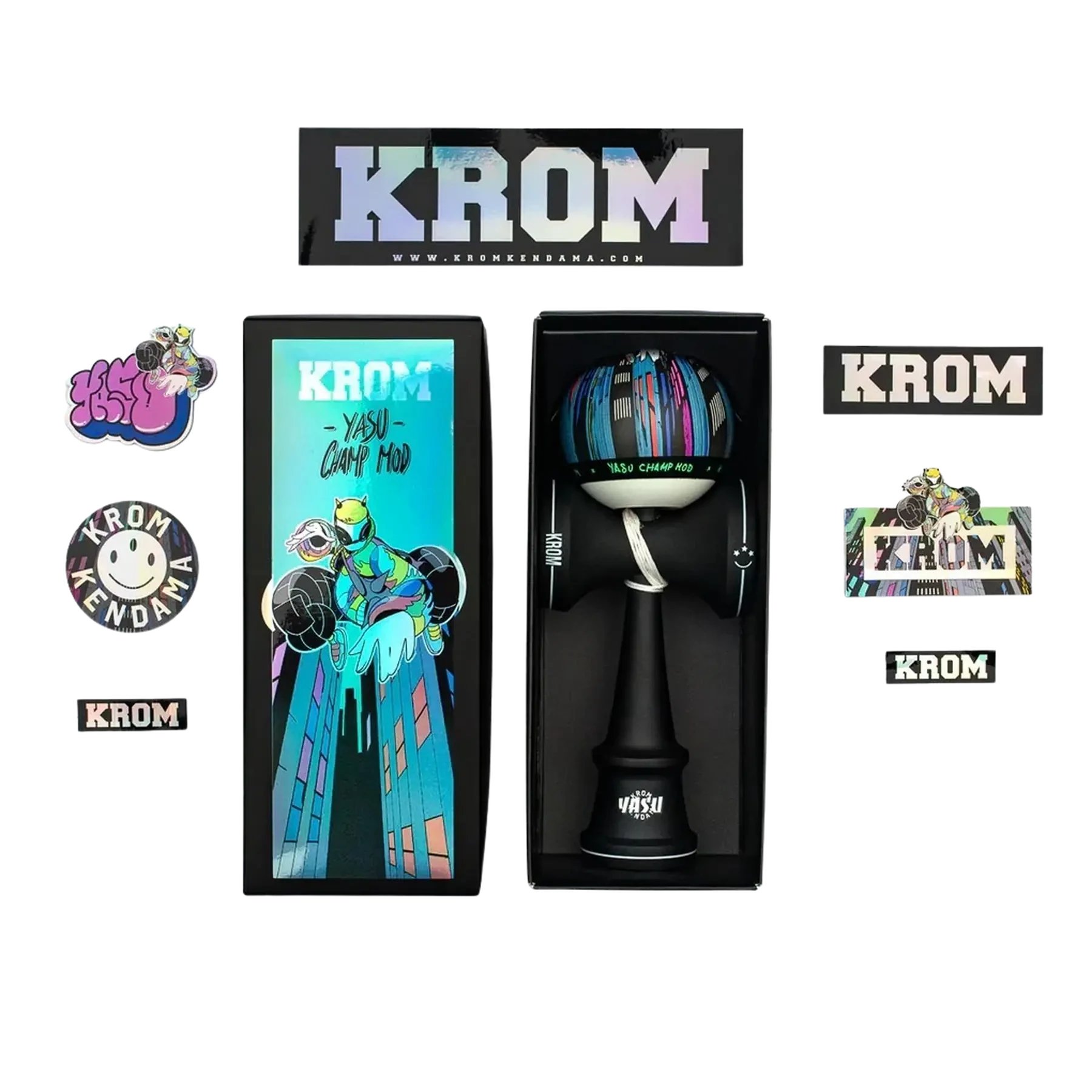 Krom Yasu Champ Model Kendama - Birch