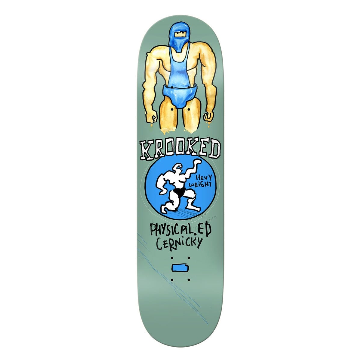 Krooked Eddie Cernicky Physical Ed Skate Deck