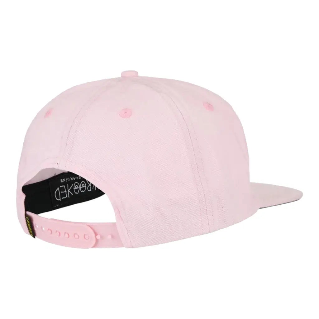 Krooked Eyes Snapback Cap - Pink