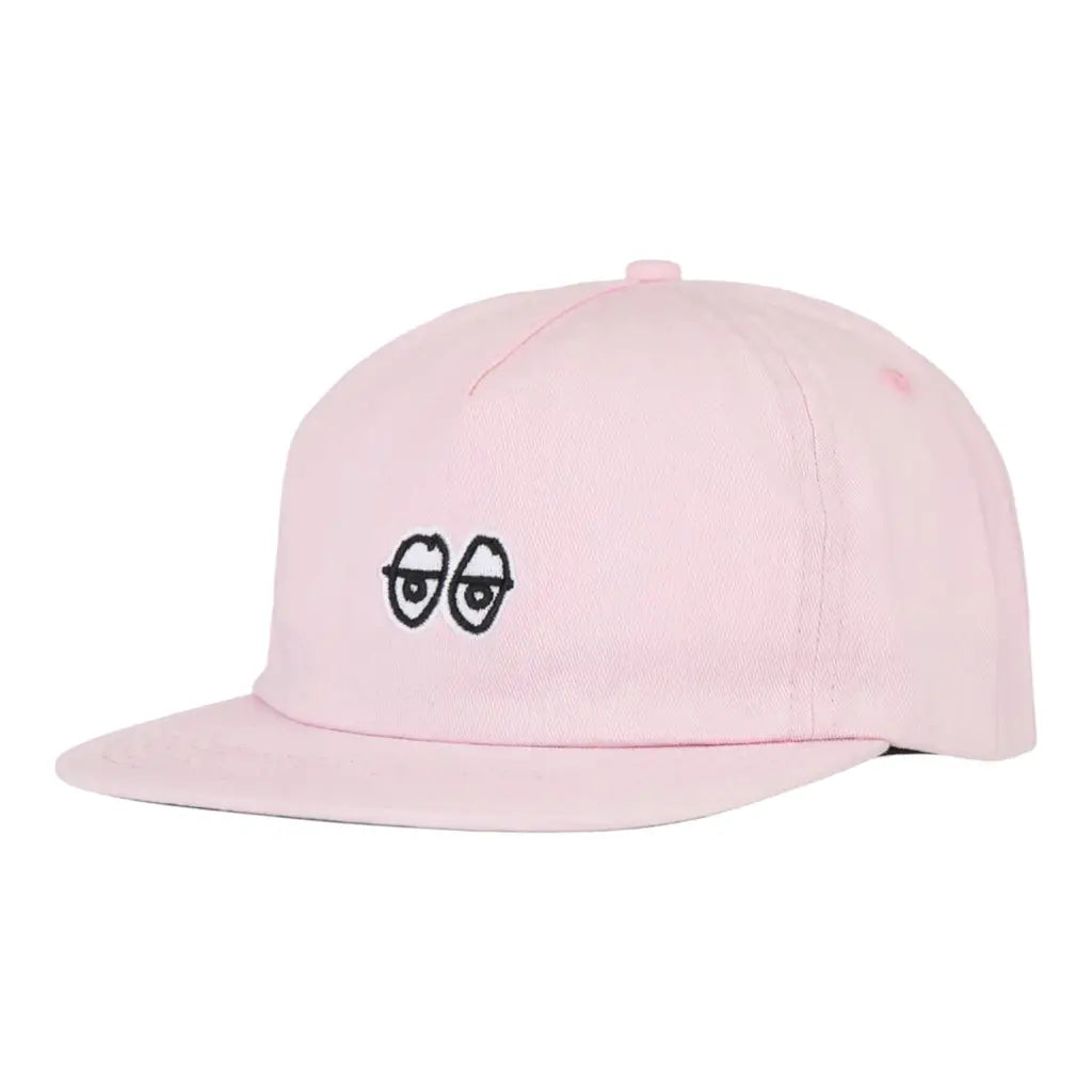 Krooked Eyes Snapback Cap - Pink