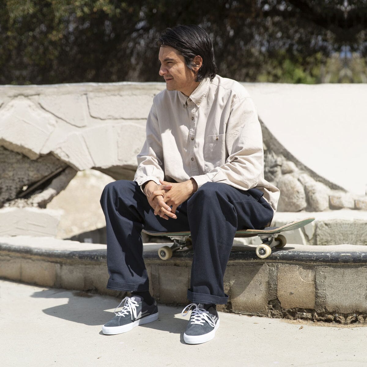 Lakai Flaco II Charcoal Suede