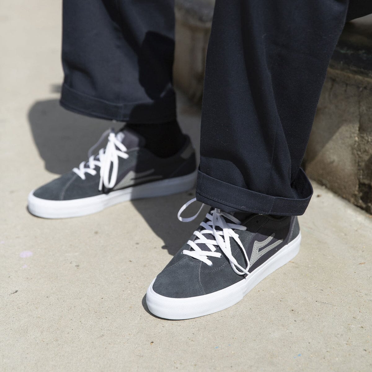 Lakai Flaco II Charcoal Suede