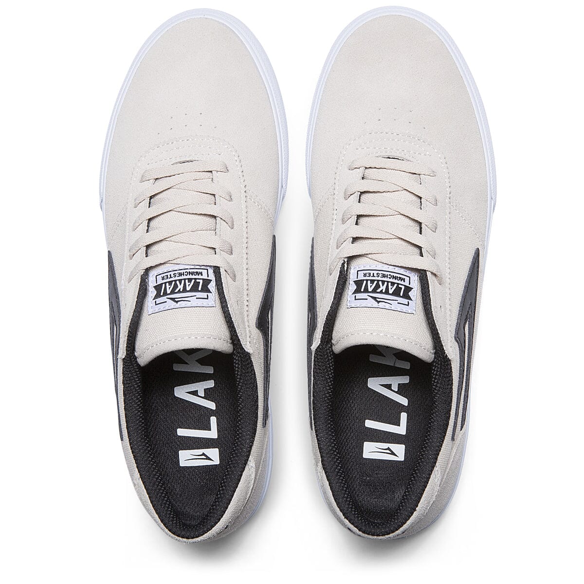 Lakai Manchester White / Black Suede