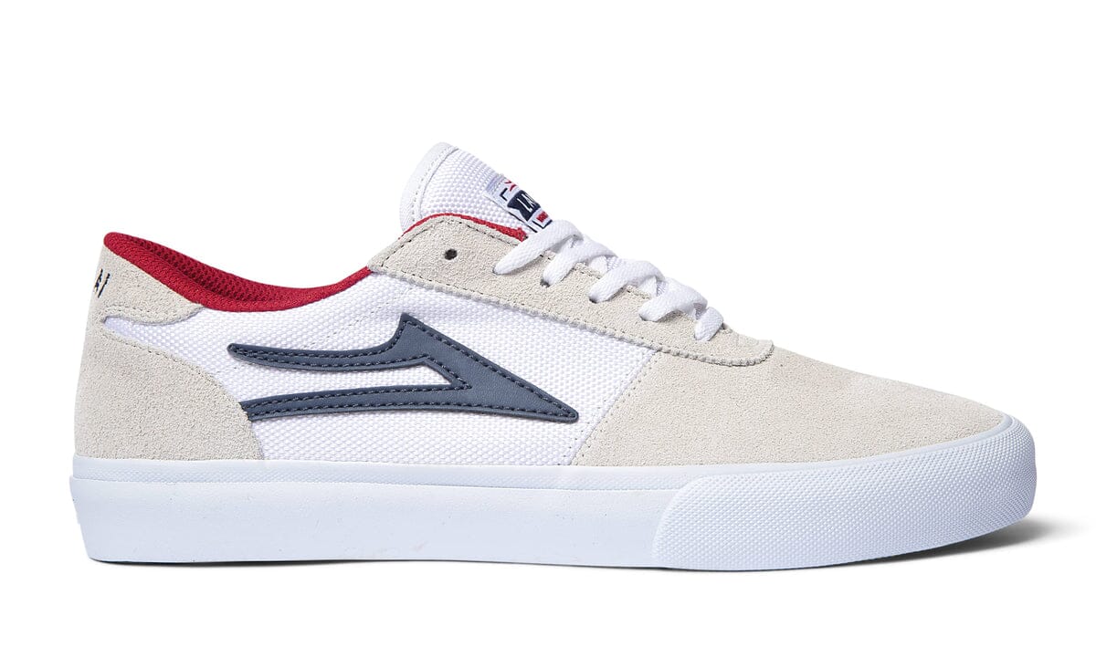 Lakai Manchester White / Navy Suede