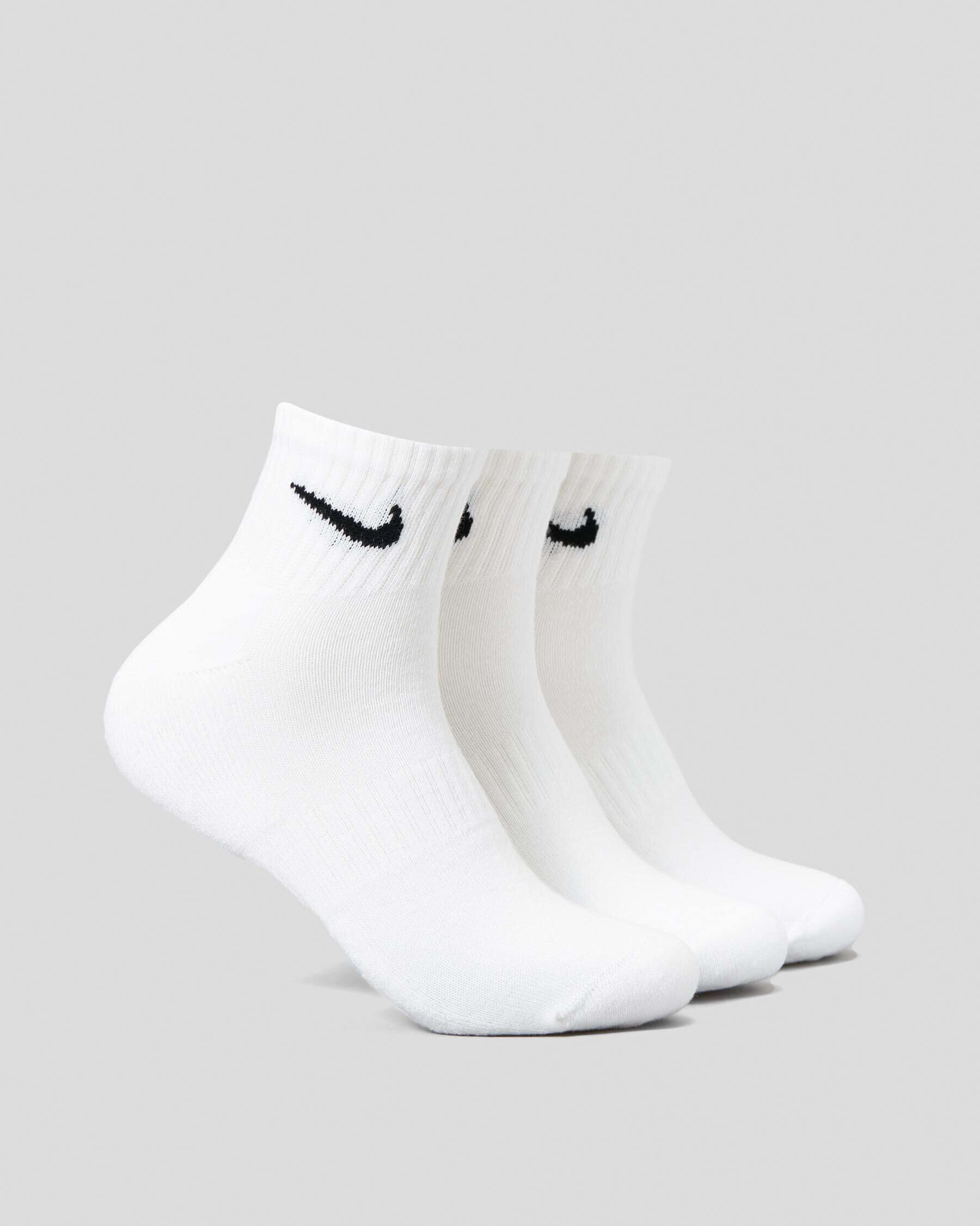 Nike Everyday Cotton Cushioned Ankle Sock 3-Pack