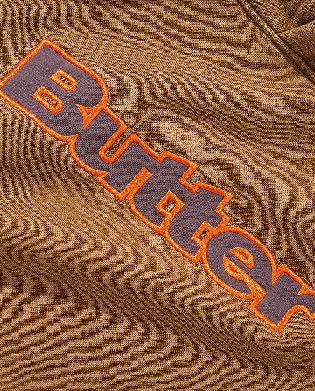 Butter Nylon Logo Applique Pullover Hood
