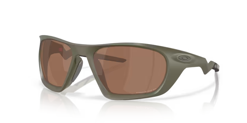 Oakley Lateralis Polarised Sunglasses Matte Moss / Prizm Tungsten Polar 