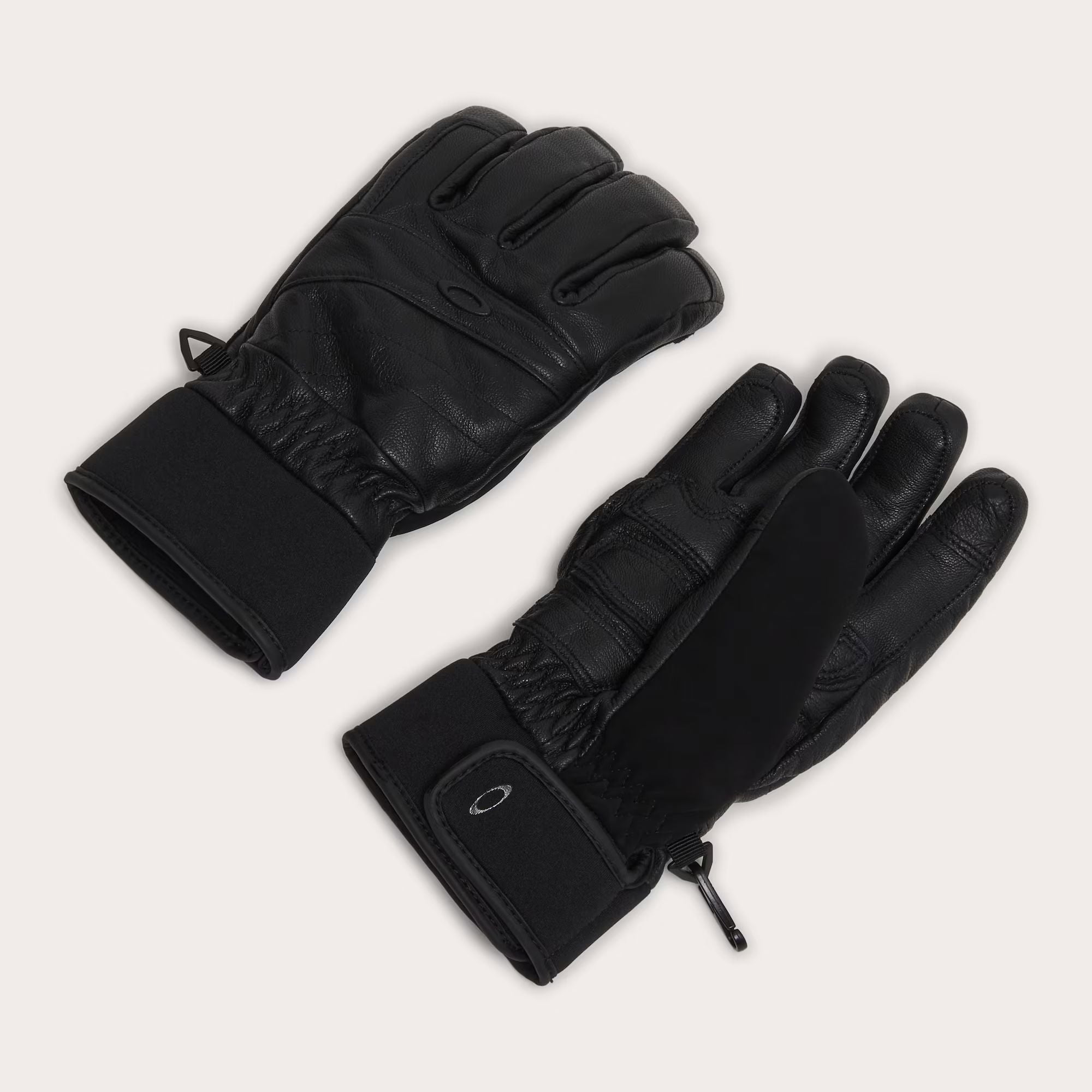 Oakley Peak Womens Leather Gloves Blackout S 