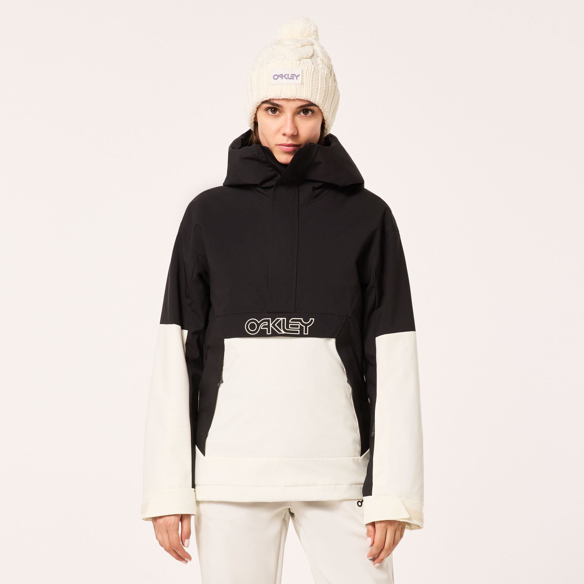 Oakley Womens TNP TBT Insulated Anorak Arctic White / Blackout XS 