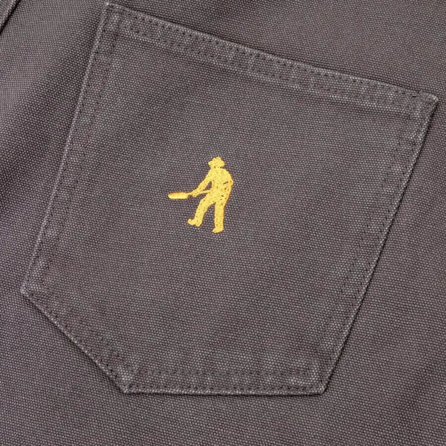 Passport Double Knee Diggers Club Pant - Charcoal