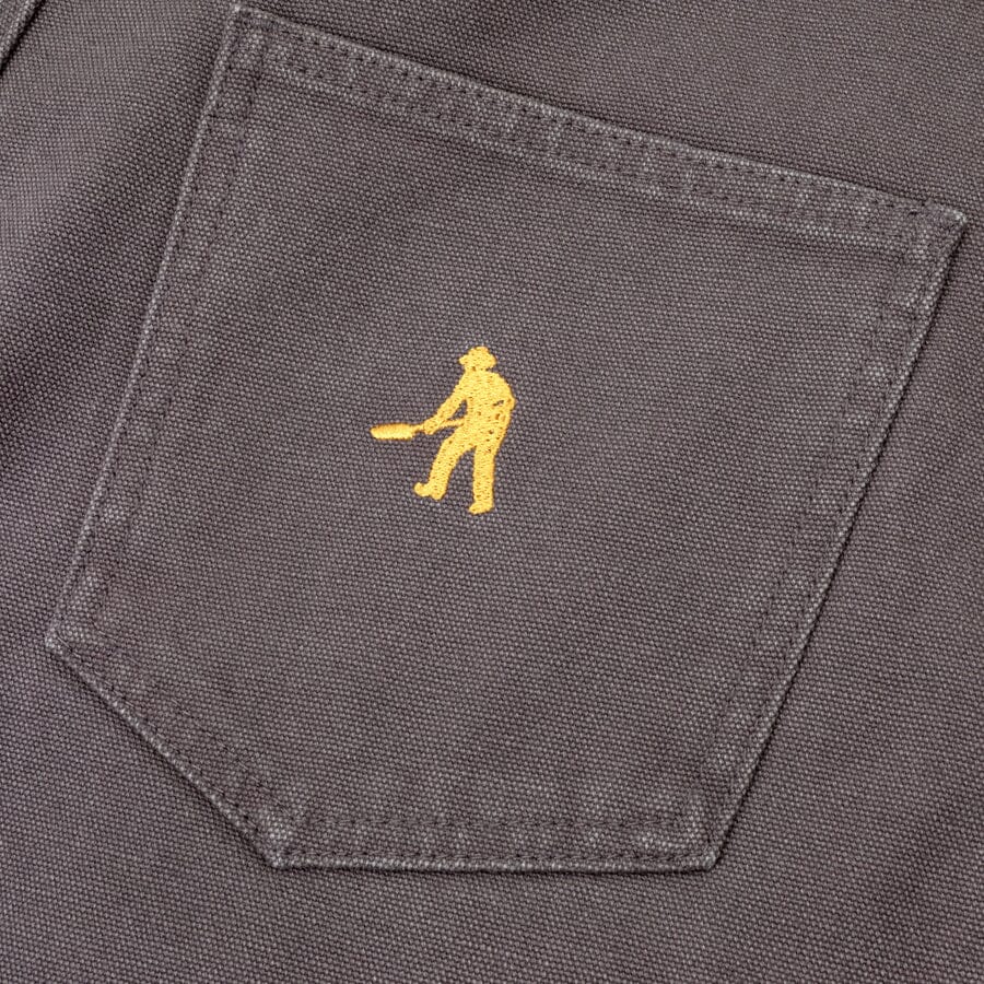 Passport Double Knee Diggers Club Pant - Charcoal