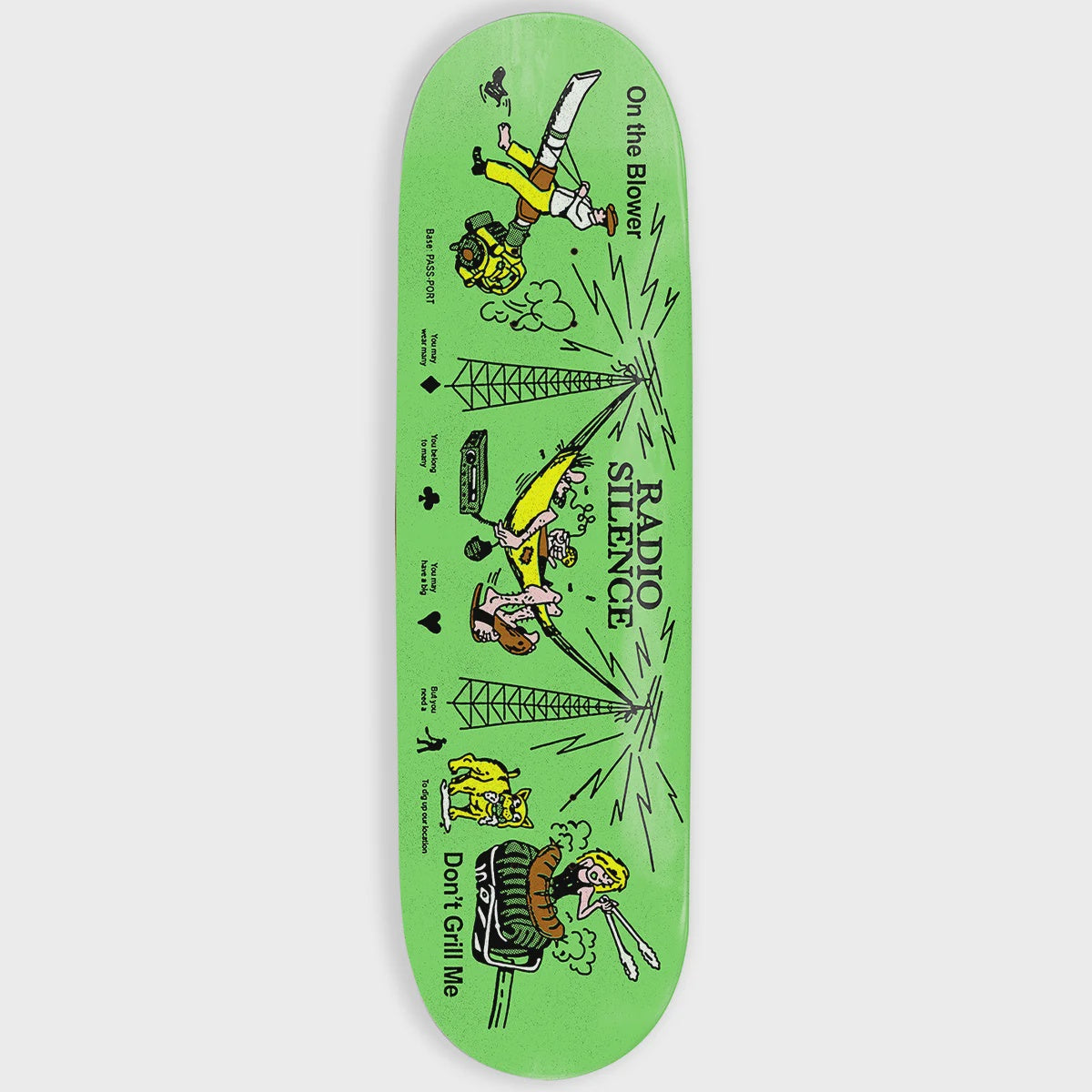 Passport Eyeball Series Radio Silence Skateboard Deck