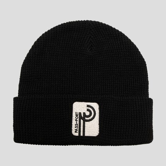 Passport Long Con Waffle Knit Beanie
