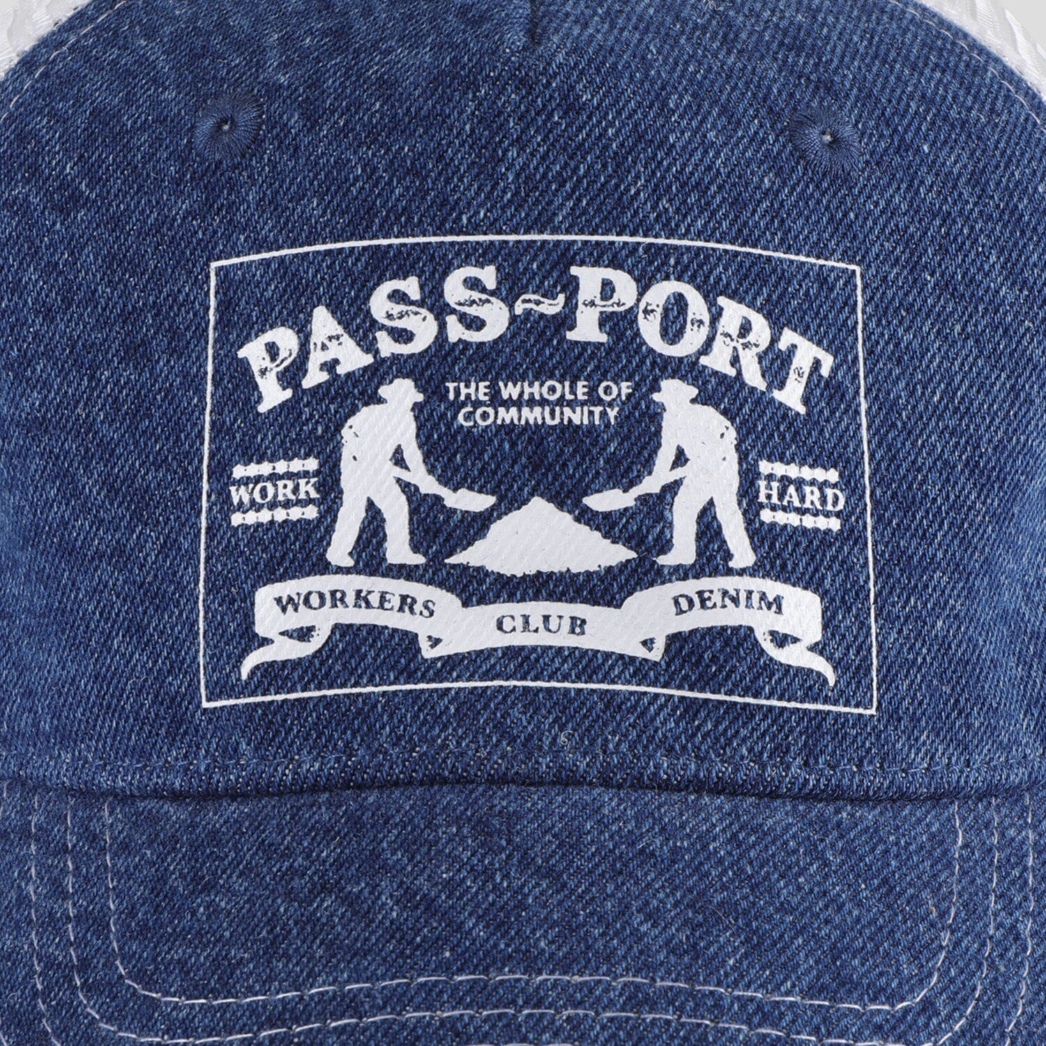 Passport Workers Club Denim Packers Trucker
