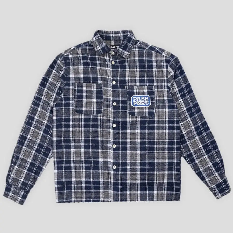 Passport Yearbook Logo Workers Flannel Shirt