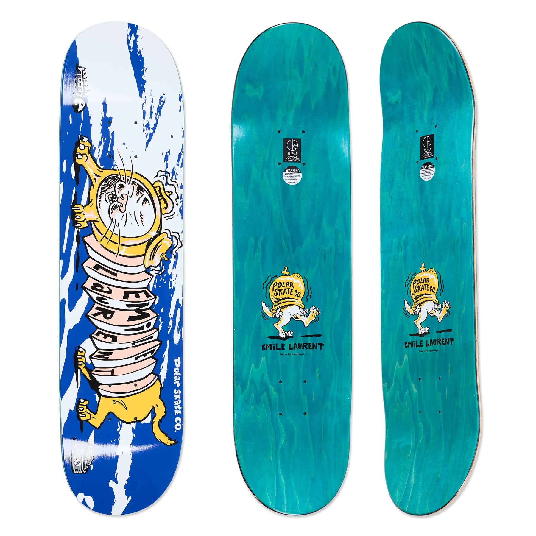 Polar Emile Laurent Accordion Dog Skate Deck