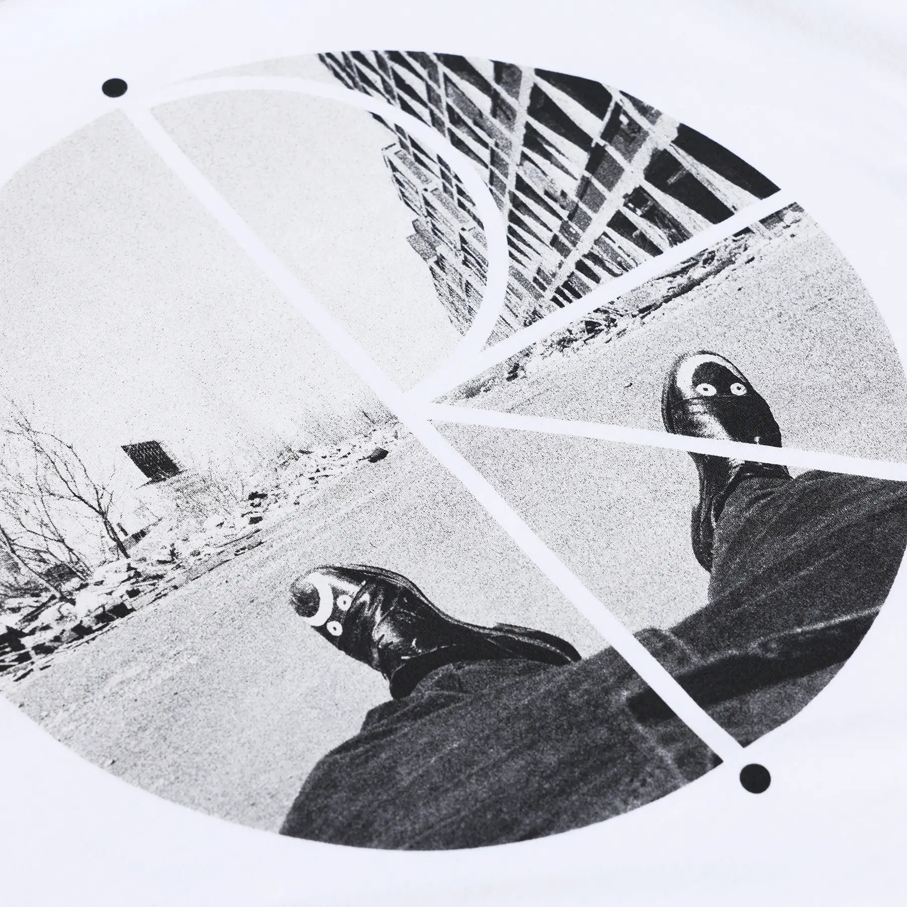 Polar Fill Logo Happy Sad T-Shirt