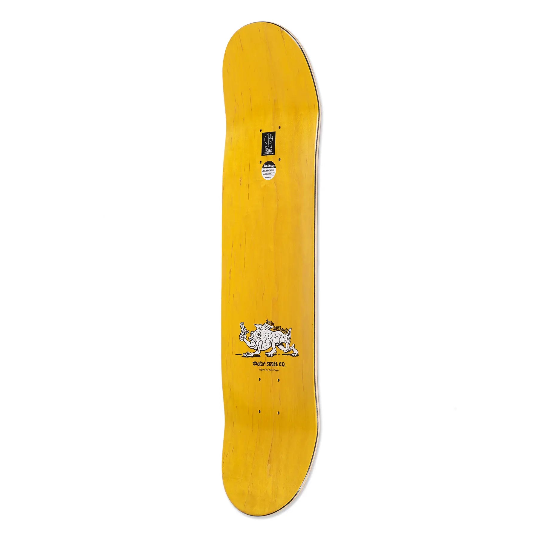 Polar Shin Sanbongi Bongi Boy Skate Deck Yellow