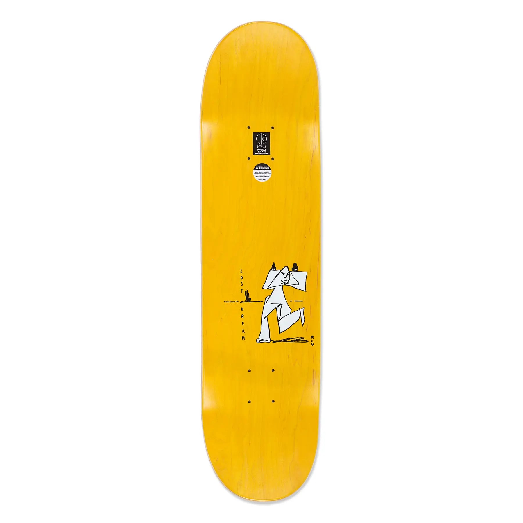 Polar Team  Alv Freedom Short Skate Deck