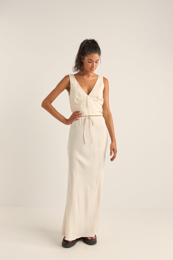 Rhythm Bias Cut Maxi Skirt