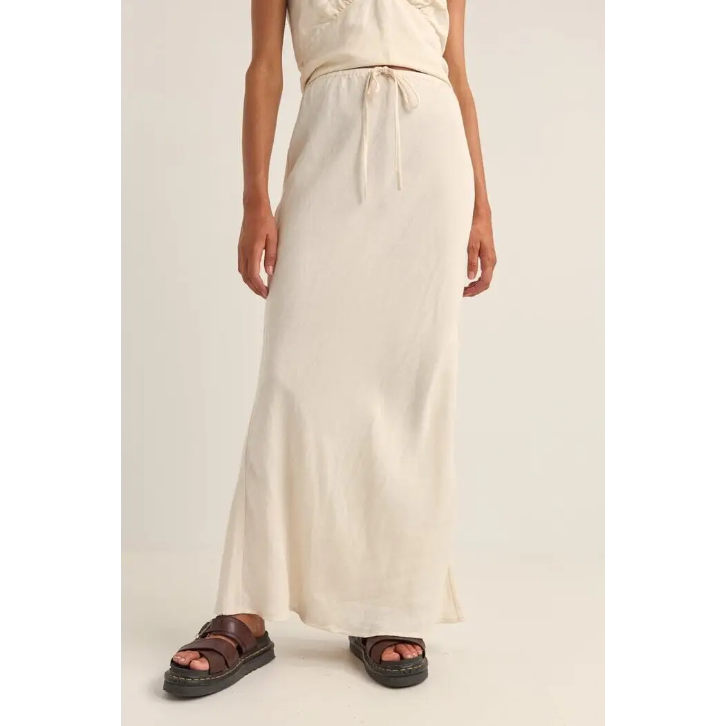 Rhythm Bias Cut Maxi Skirt