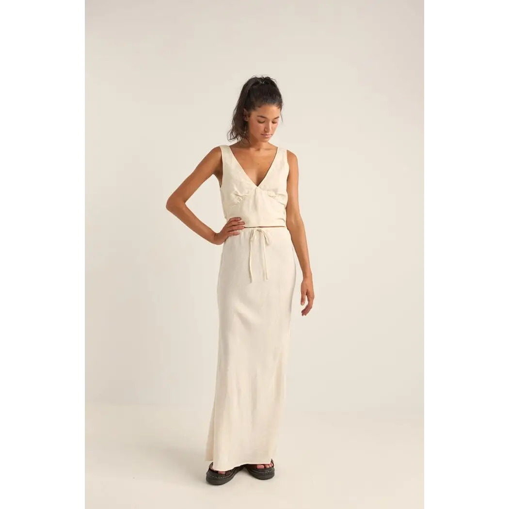 Rhythm Bias Cut Maxi Skirt