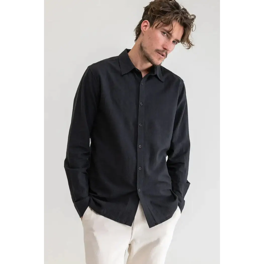 Rhythm Classic Linen Long Sleeve Shirt