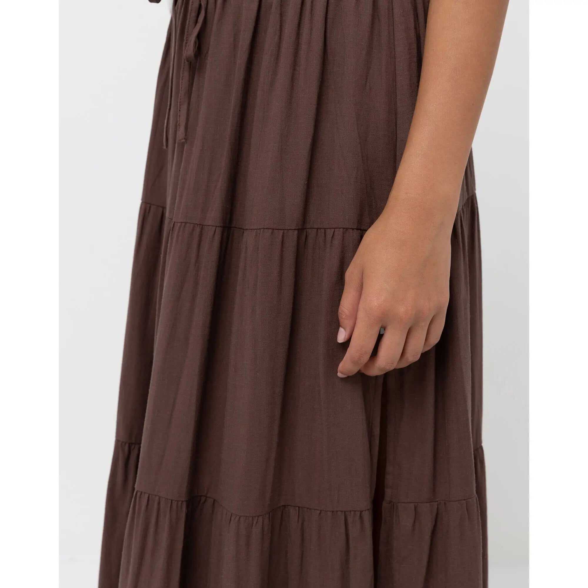 Rhythm Classic Tiered Maxi Skirt